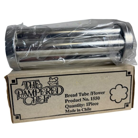The Pampered Chef Bread Tube Canister Flower VTG Kitchen Tool Gadget Appetizers - Picture 1 of 11